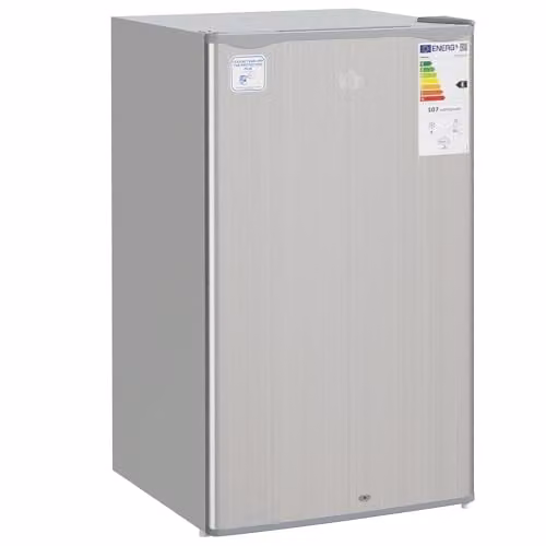 HOMCOM 91L Under Counter Fridge with Lockable Chiller Box in Grey and Silver – 1