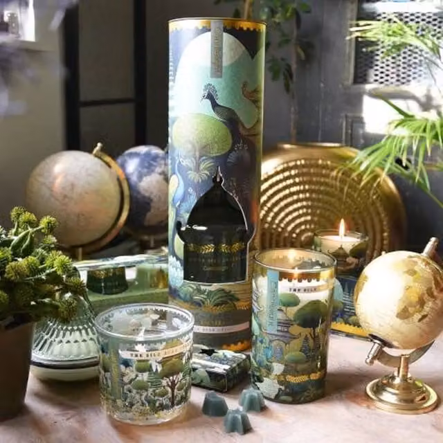 Madison & Mayfair Bukhara Groves of Cosrica Reed Diffuser, 1 l, Green and Gold – 1