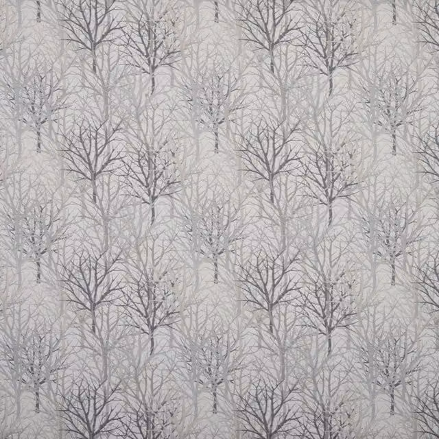 Terrys Bolderwood Fabric Radnor Graphic Grey Nature Print