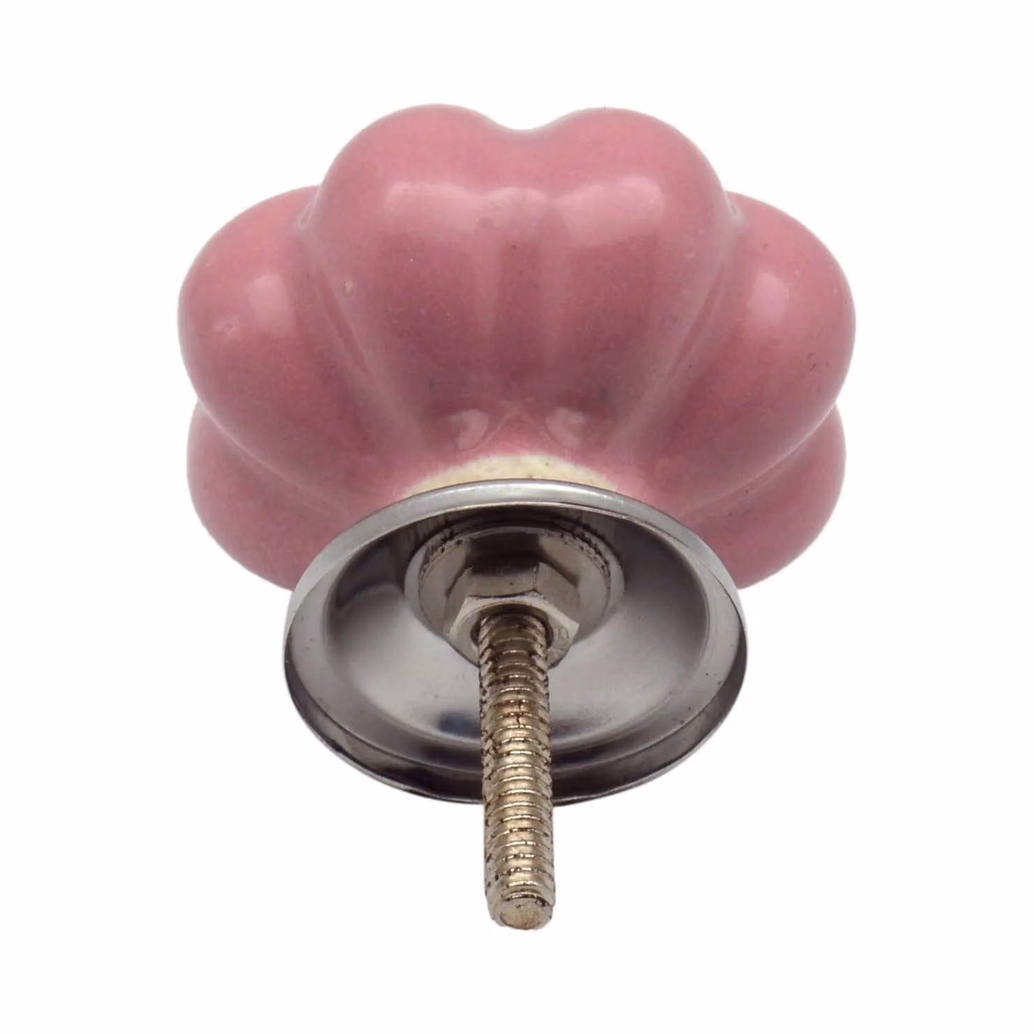 Nicola Spring Pink Floral Ceramic Cabinet Knobs, Pack of 6 – 2
