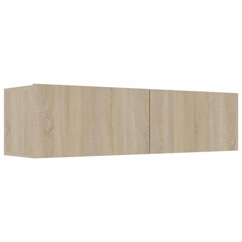 Berkfield Home Sonoma Oak TV Cabinet in Brown and Multicolour, W/D/H: 120 x 30 x 30 cm – 3