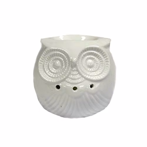 KDMD Classic White Ceramic Tealight Oil Burner