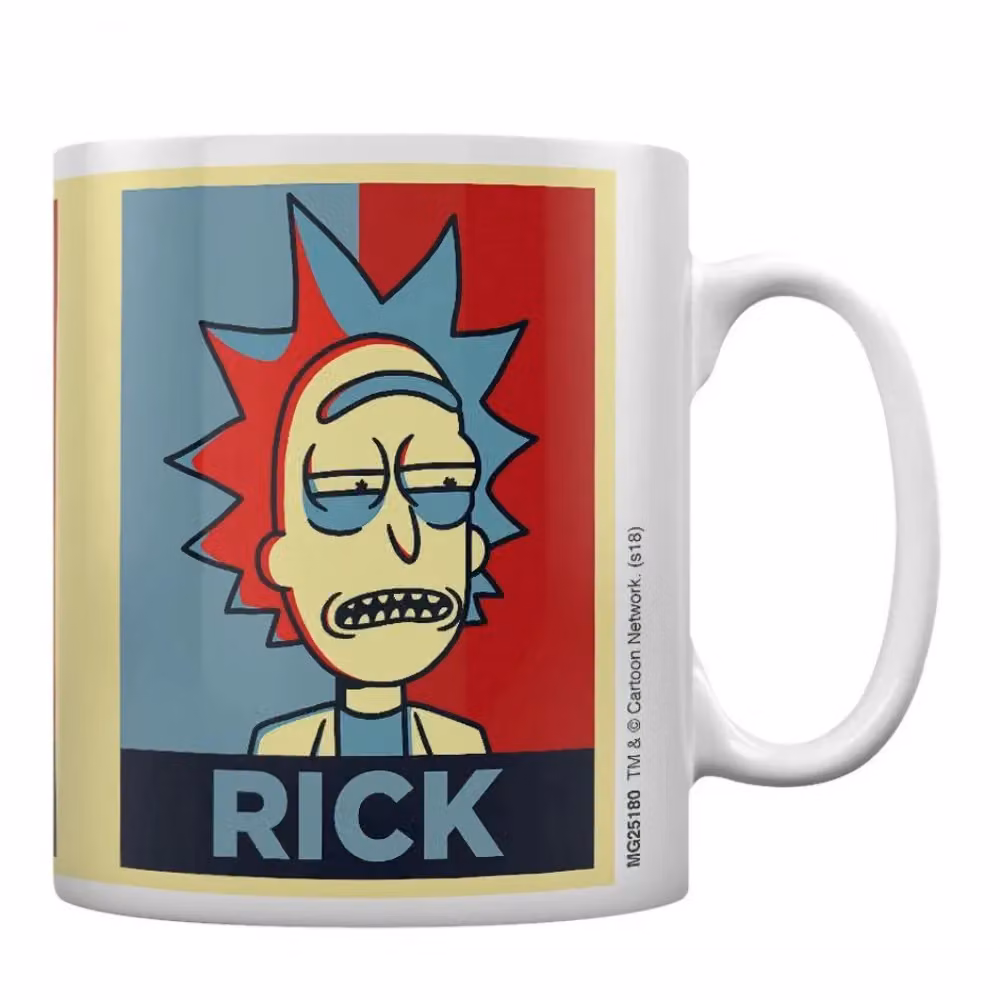 Rick & Morty Ceramic Campaign Mug in White – 2