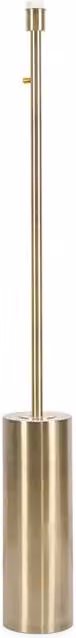 ValueLights Lexy Modern Single Stem Dimmable Freestanding Floor Lamp Base in Gold