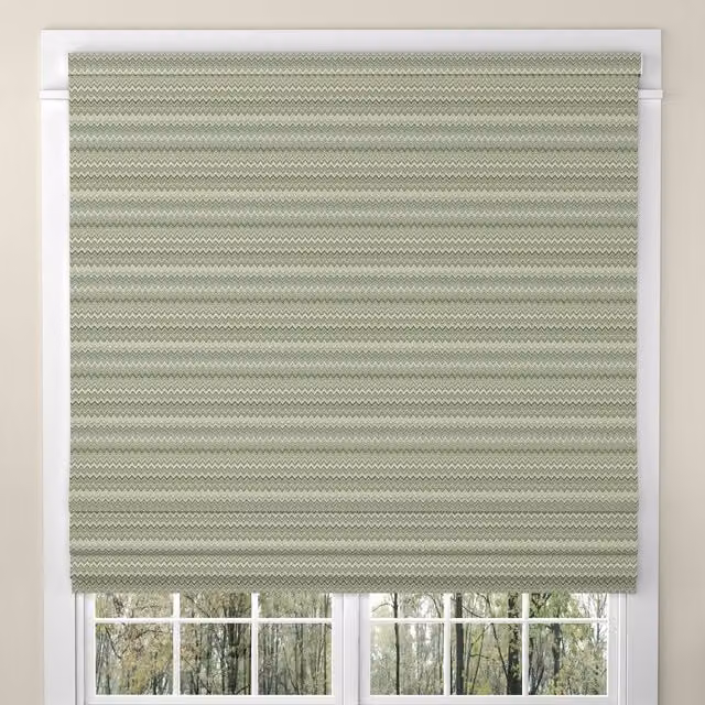 ANTE DECOR Atzi Made To Measure Blackout Roman Blind in Green