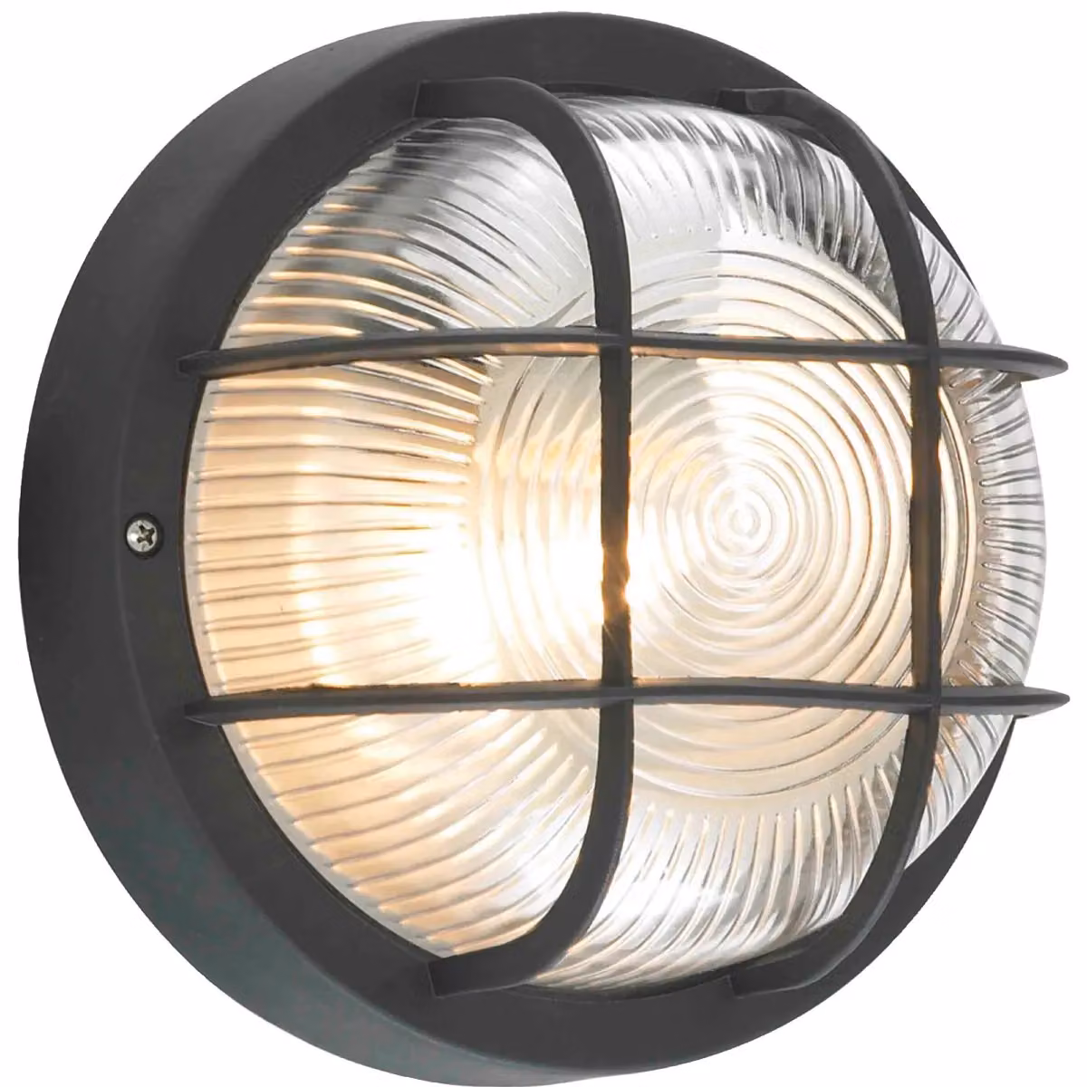 CGC Lighting Ronnie Black Cage Round Bulkhead Light – 2