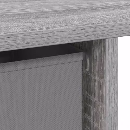 vidaXL Modern Writing Desk in Grey Sonoma, W/D/H: 100 x 40 x 75 cm – 4