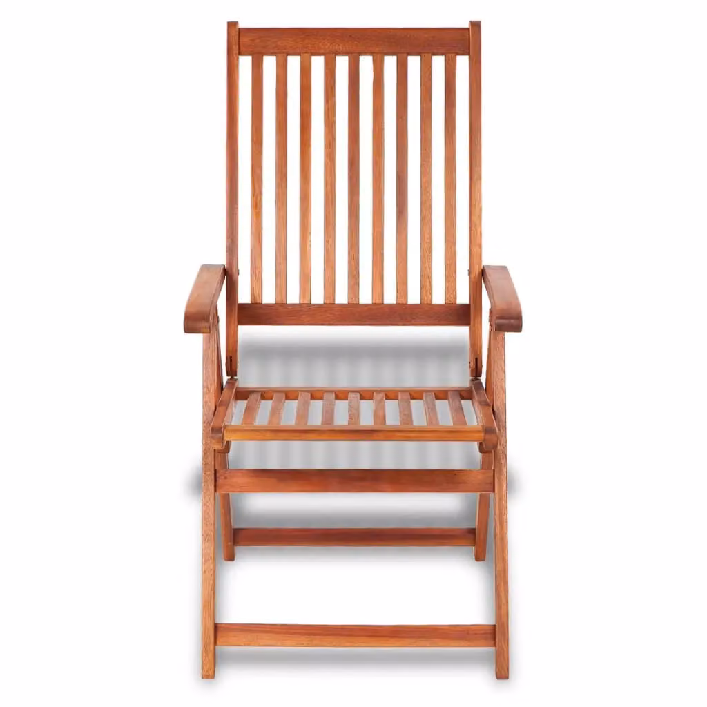 Berkfield Home Set of 2 Folding Garden Chairs in Brown Oiled Acacia Wood – 2