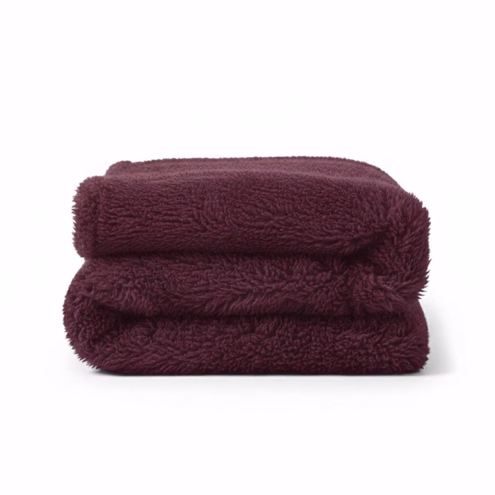Snug City Extra Fluffy Plush Throw Blanket in Purple, W/D/H: 150 x 200 cm – 2