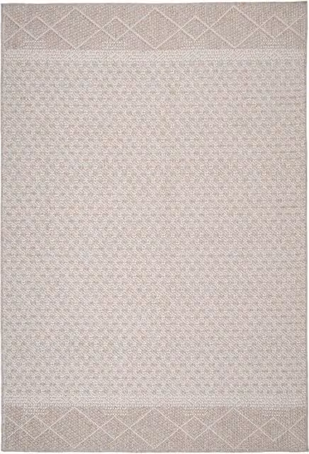 Kukoon Beige and Brown Plush Textured Looped Pile Area Rug, W: 80 cm, L: 150 cm – 1