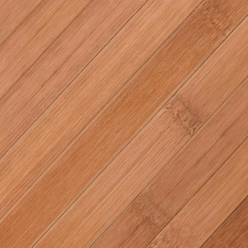 Berkfield Home Rectangular Nature Rug in Brown, Bamboo and Polypropylene, W: 80 cm, L: 200 cm – 3