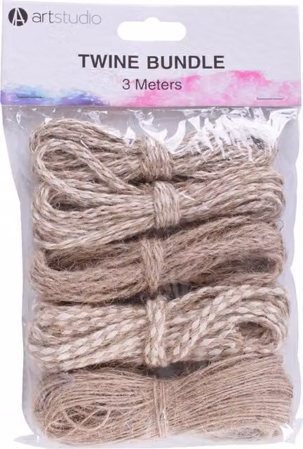 Art Studio Brown Jute Twine Bundles, Pack of 5