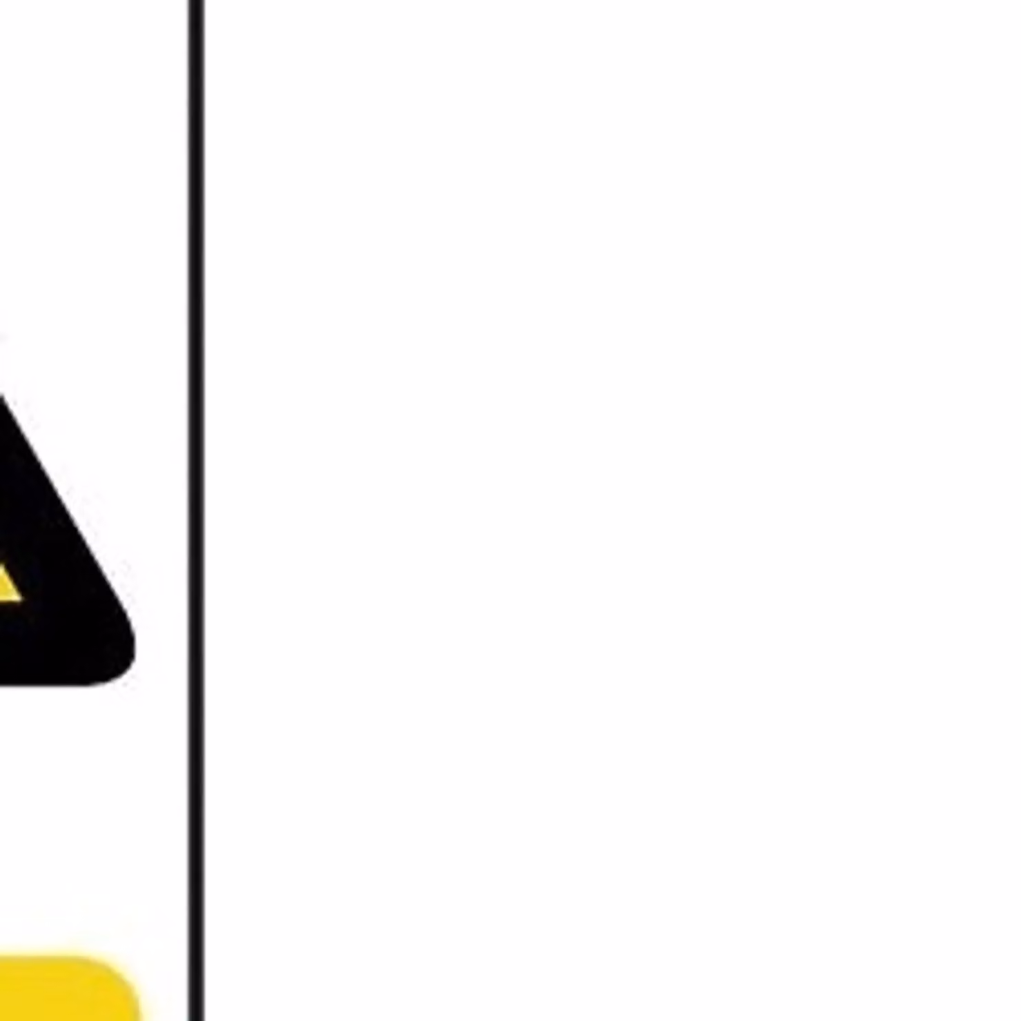 Scan Danger Mind The Step Multicolour PVC Sign W: 20 cm, H: 30 cm – 2