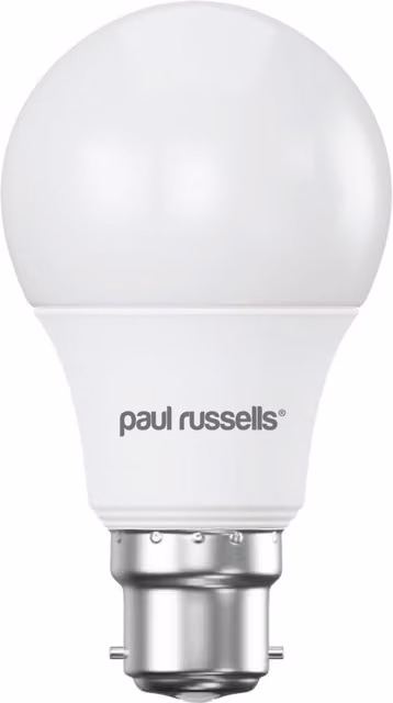 Paul Russells 8W LED GLS B22 Globe Bulb, 806lm, 4000K Cool White