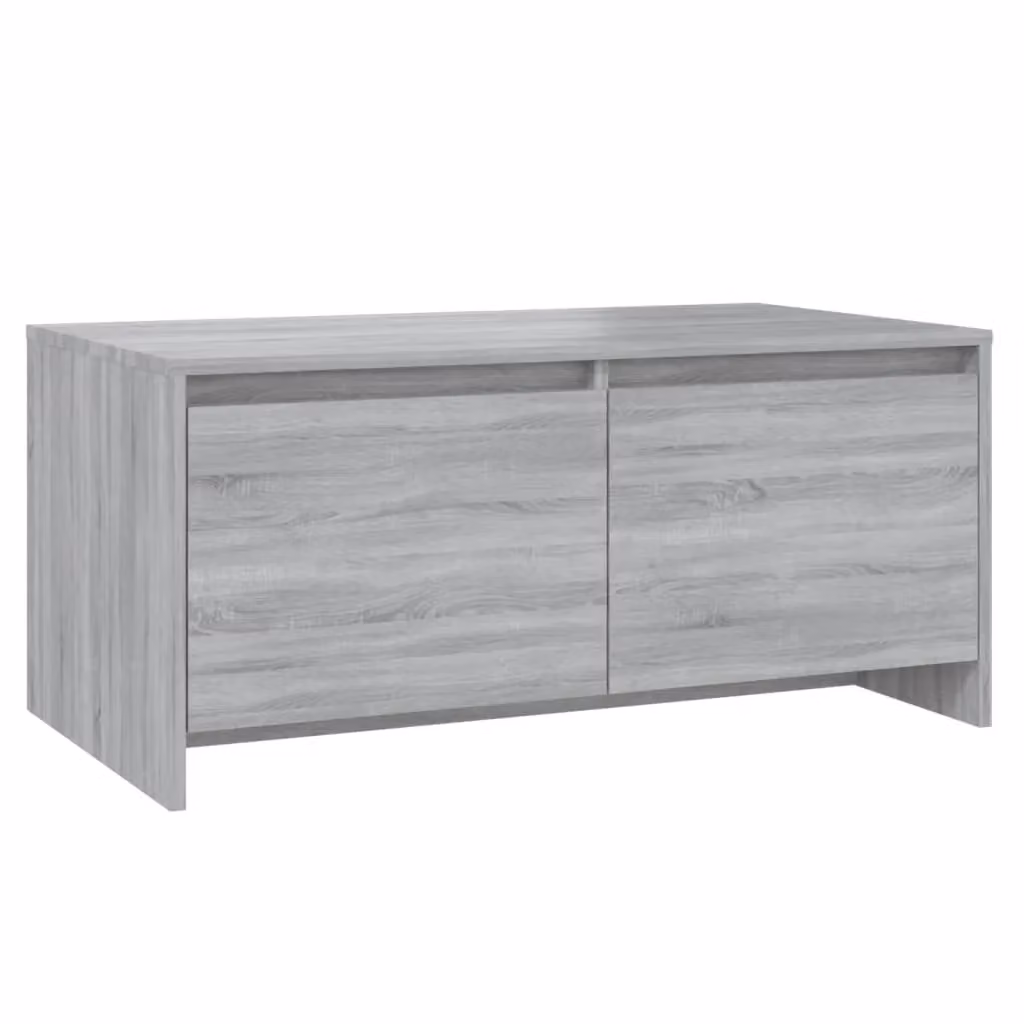Berkfield Home Modern Rectangular Coffee Table in Grey Sonoma, W/D/H: 90 x 50 x 41.5 cm – 2