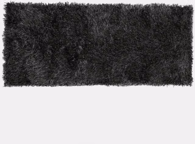 Sienna Home Shaggy Fluffy Glitter Rug in Grey Anthracite, W: 60 cm, Pile Height: 5 cm
