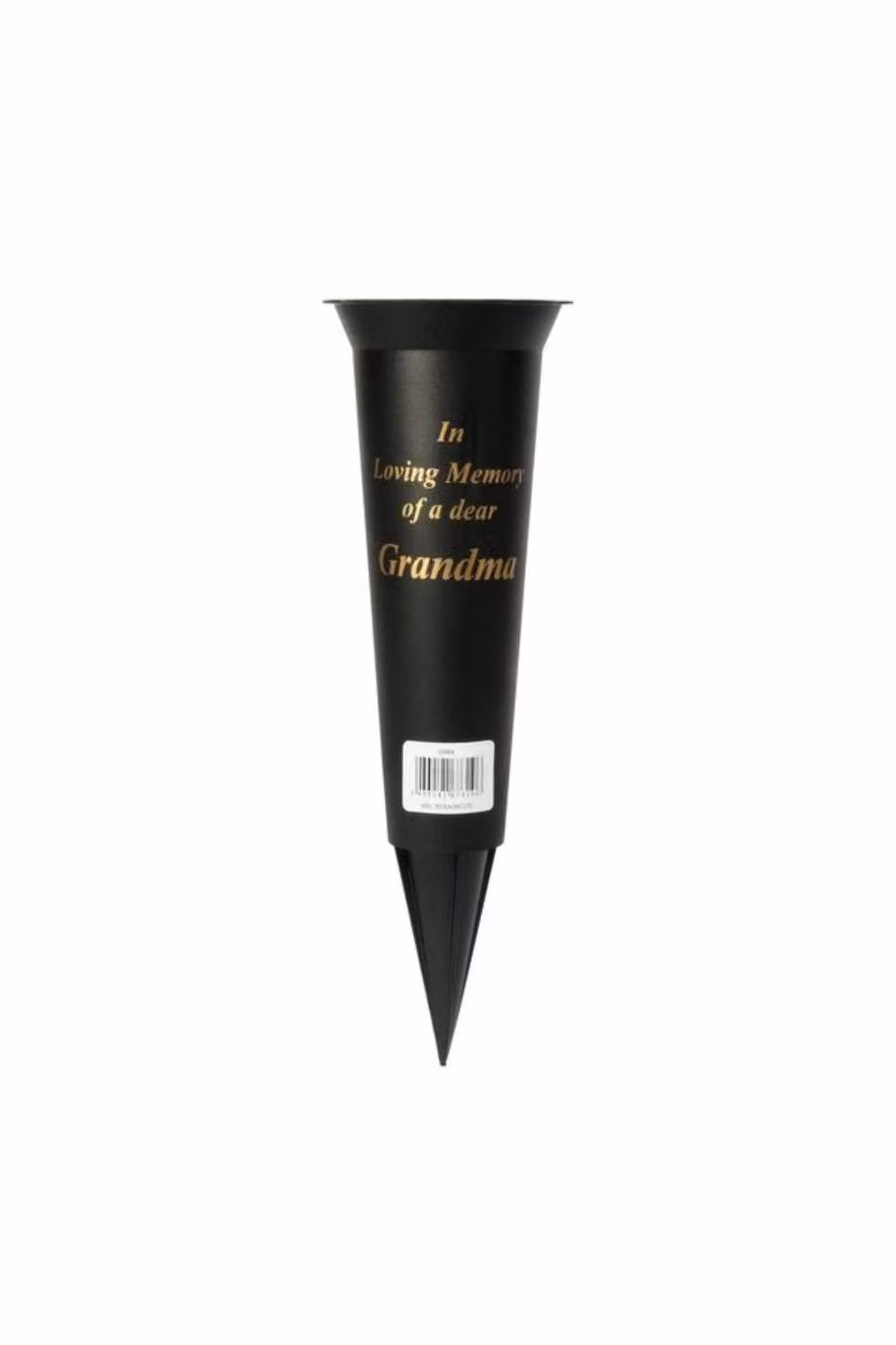 KDMD Black and Gold Condolence Grave Vase, 5 Pack, Height: 23 cm – 2