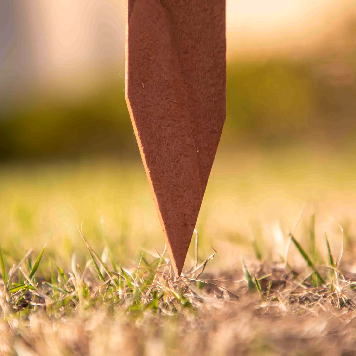 Outsunny Set of 12 Brown Wooden In-Ground Garden Fence Pieces, Height: 60 cm – 7