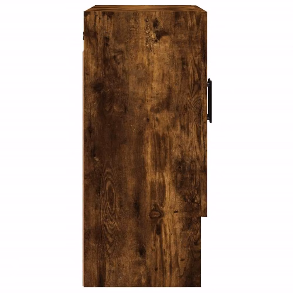 Berkfield Home Wall Mounted Smoked Oak Cabinet in Brown, W/D/H: 60 x 31 x 70 cm – 5