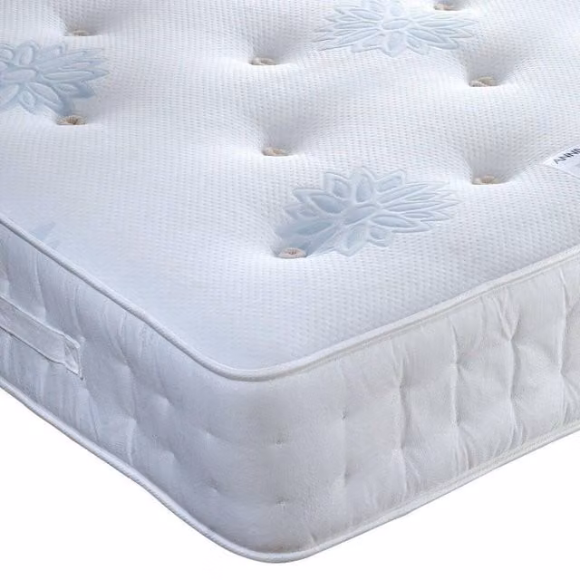 Bedmaster Anniversary Backcare Pocket Sprung Mattress in White, W/D/H: 180 x 200 x 28 cm