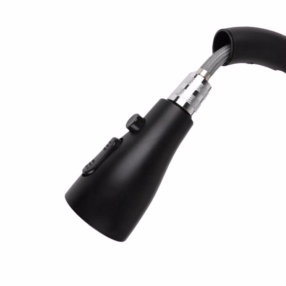 SPETLEK Kitchen Sink Mixer Tap with Pull Out Spout and Spray Function in Matt Black – 3