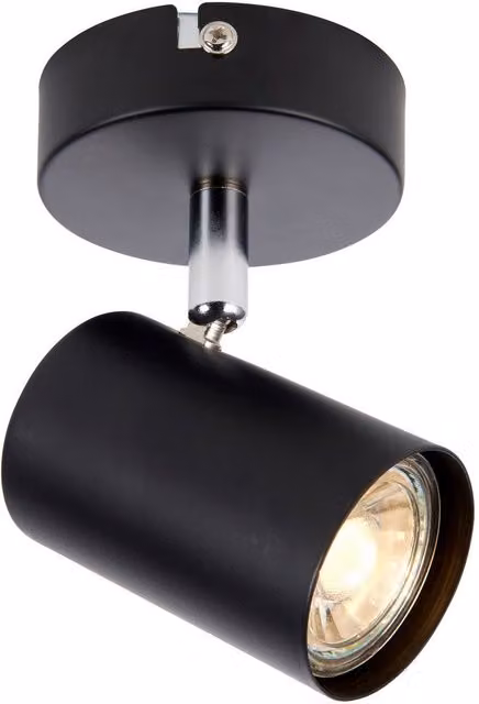 Netlighting Arezzo Single Spotlight in Matt Black – 3
