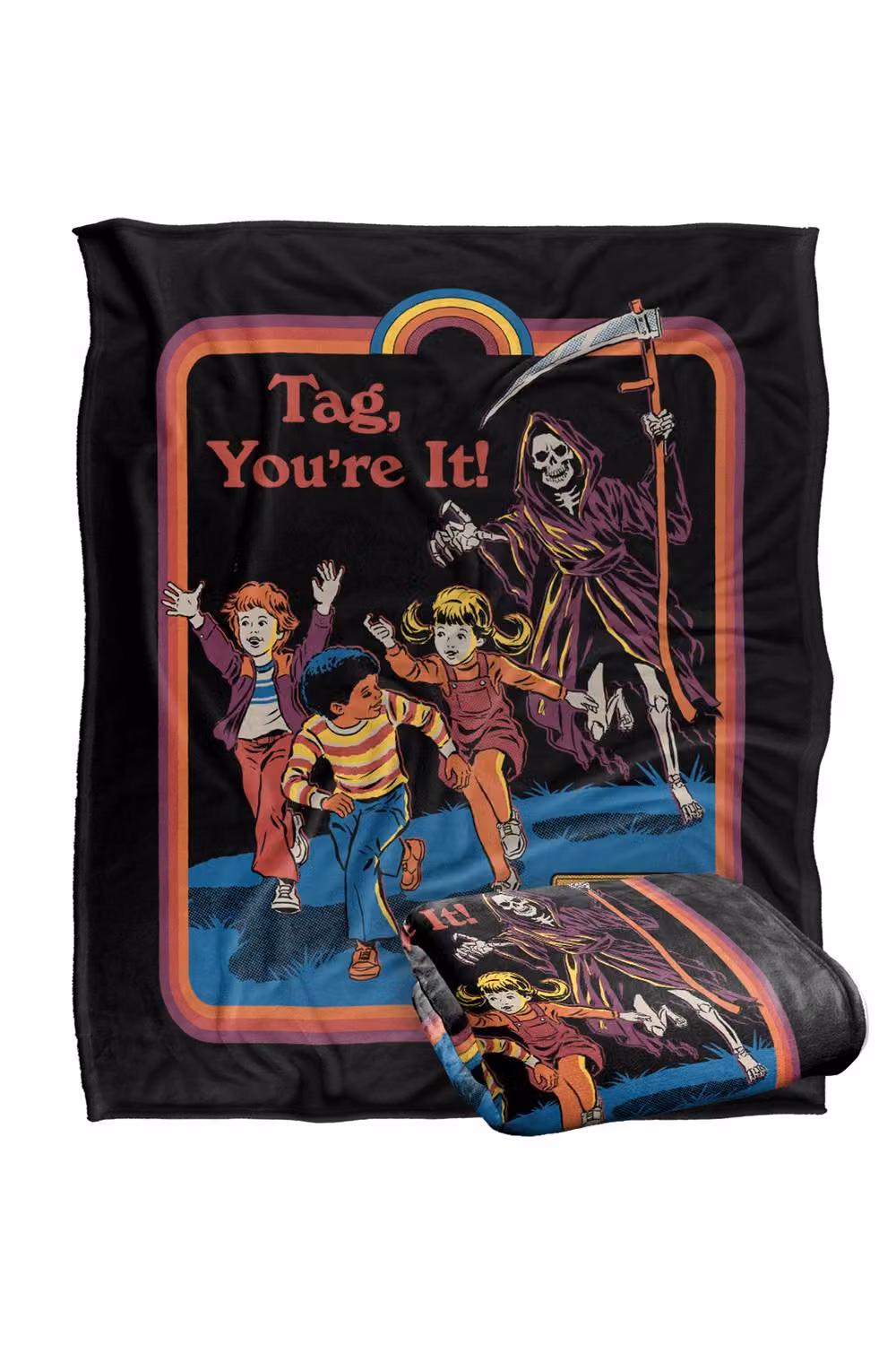 Steven Rhodes Tag You're It Multicolour Super Soft Fleece Throw Blanket W/D/H: 152 x 127 cm – 2