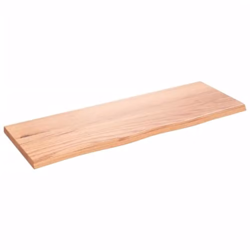 vidaXL Rustic Oak Wall Shelf, Brown, W: 80 cm, D: 30 cm, H: 2 cm