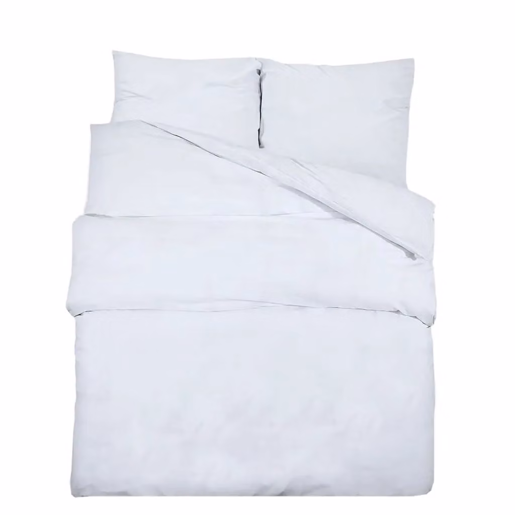 Berkfield Home White Cotton Duvet Cover and Pillowcase Set, 200 x 200 cm – 2