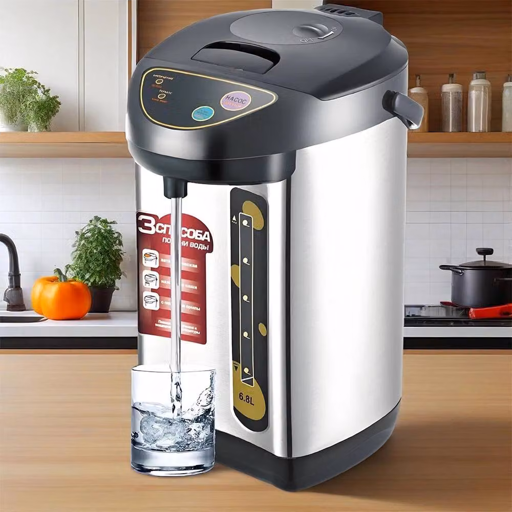 Ventryn 6.8L Hot Water Dispenser in Silver with 304 Stainless Steel and 3 Temperature Settings – 3