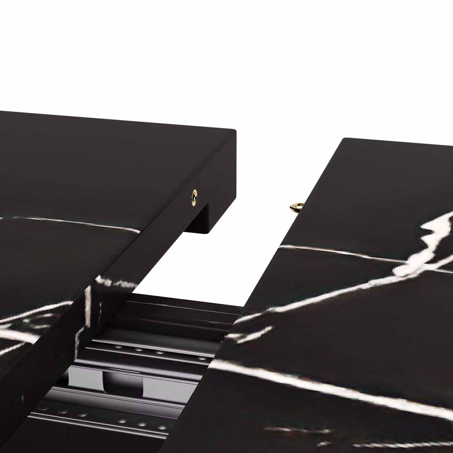Aosom UK Black Telescopic Extendable Dining Table for 4-6 People, W/D/H: 120 x 75 x 75.5 cm – 7