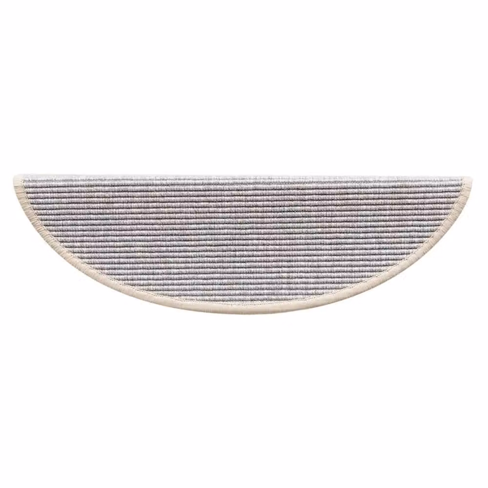 Berkfield Home Self-adhesive Stair Mats, 15 Pieces, Silver, W/D/H: 56 x 17 x 3 cm – 2