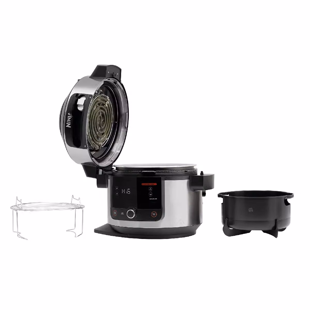 Ninja Foodi 11-in-1 SmartLid Multi-Cooker 6L OL550UK, Silver – 2