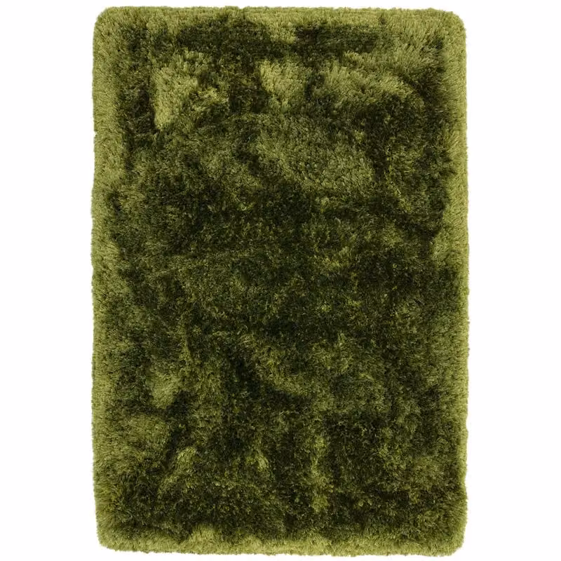 The Rug Shop UK Green Modern Plain Polyester Easy Care Area Rug W: 120 cm, D: 170 cm – 5