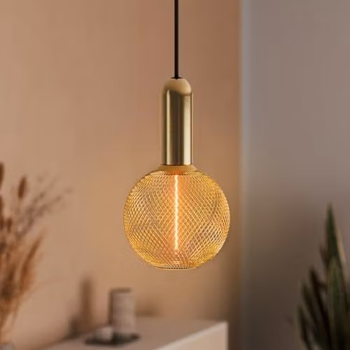 Osram Decorative LED Globe Filament Bulb, Warm White, 3.5 W, E27, Dimmable, Gold/Transparent – 2