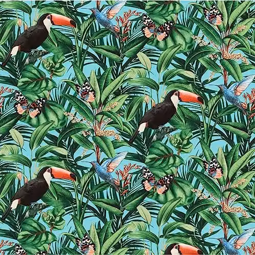 Erismann Paradisio 2 Floral Non-Woven Vinyl Wallpaper, Multicolour, Roll – 4