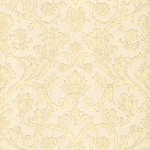 Brewster Classic Large Floral Damask Botanical Wallpaper, Peach and Beige, Roll W: 68.58 cm x L: 10.06 m – 1