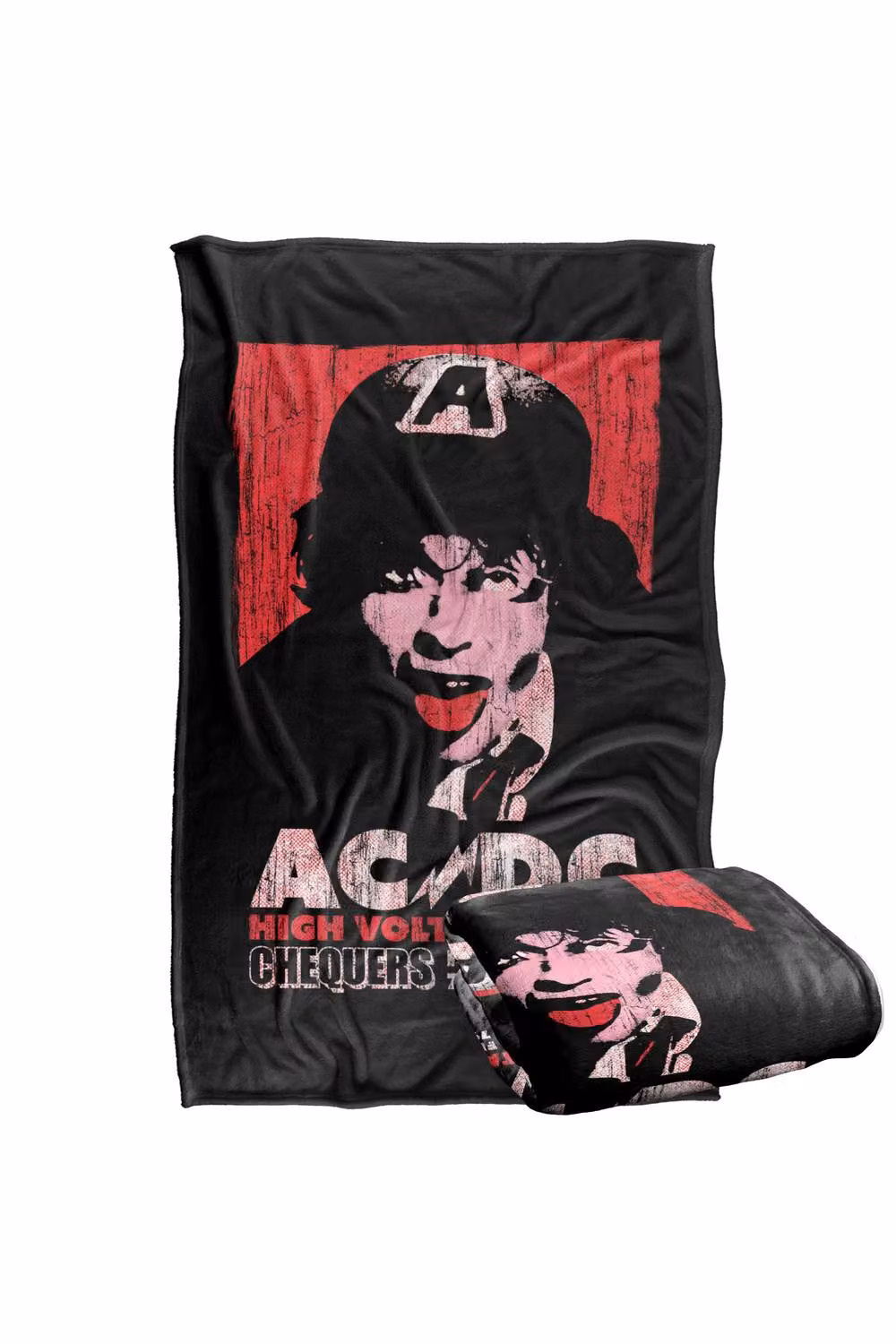 LOGOVISION AC/DC High Voltage Live 1975 Super Soft Silky Touch Fleece Throw Blanket, Multicolour, W/D/H: 91 x 147 cm – 7
