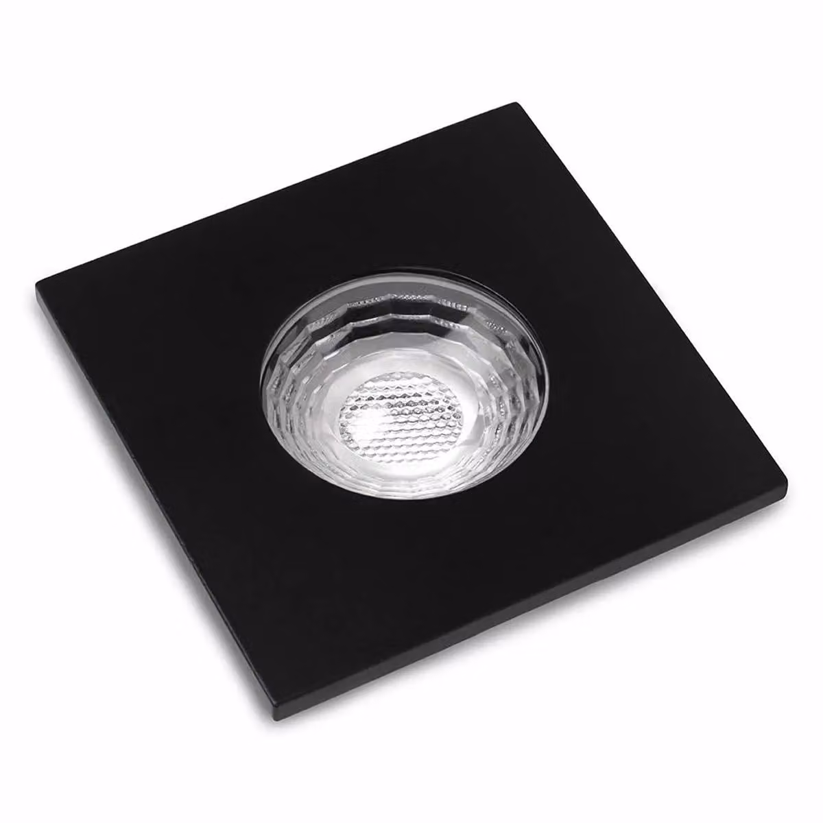 SE Home 4 Pack Matt Black Square Fire Rated GU10 Recessed Downlights IP65 – 2
