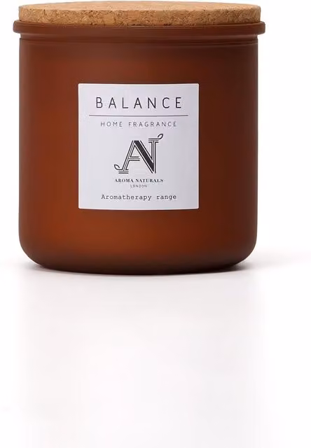 Aroma Naturals Balance Scented Candle with Verbena, Bergamot and Eucalyptus, 425g, Brown – 2