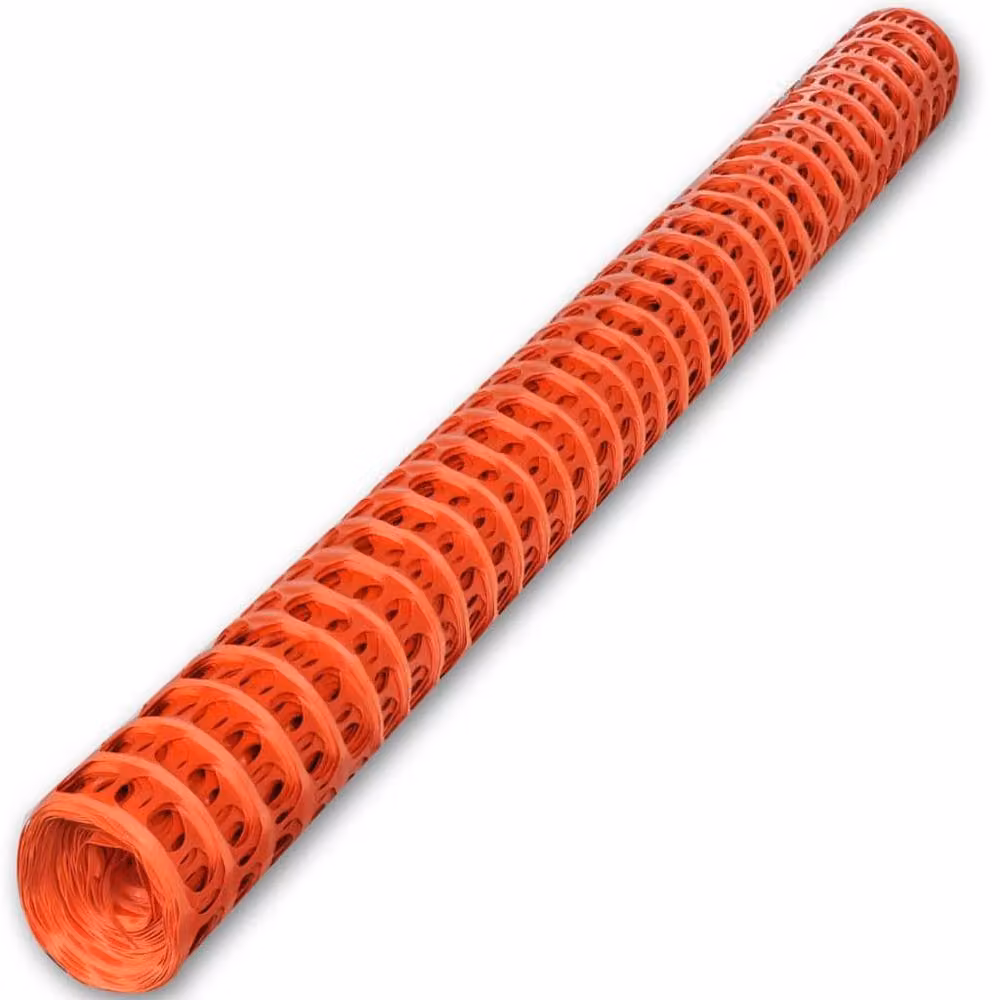Berkfield Orange Plastic Barrier Tape, 50 m – 2