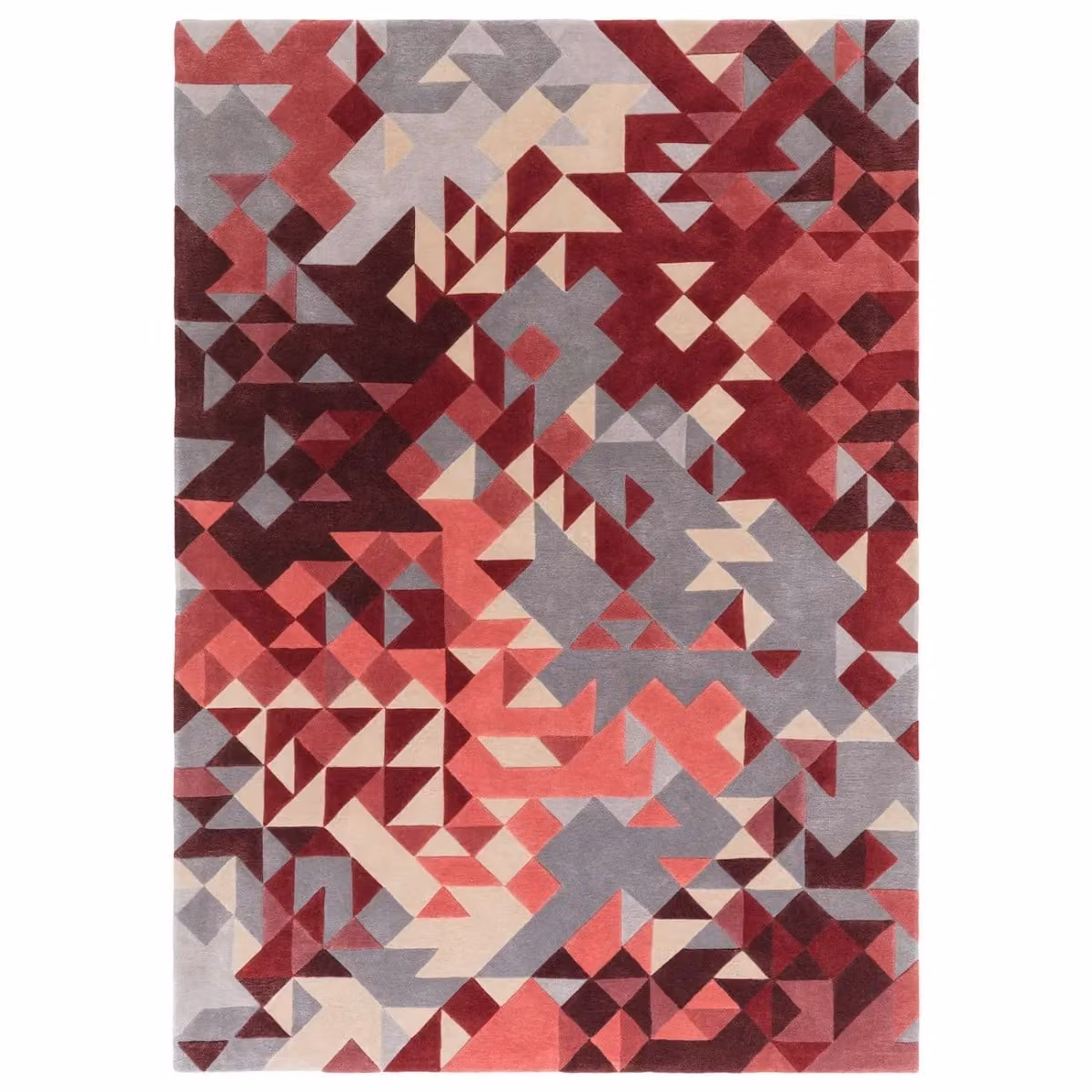 The Rug Shop UK Handmade Modern Geometric Multi Colour Area Rug, W: 200 cm, D: 290 cm – 5