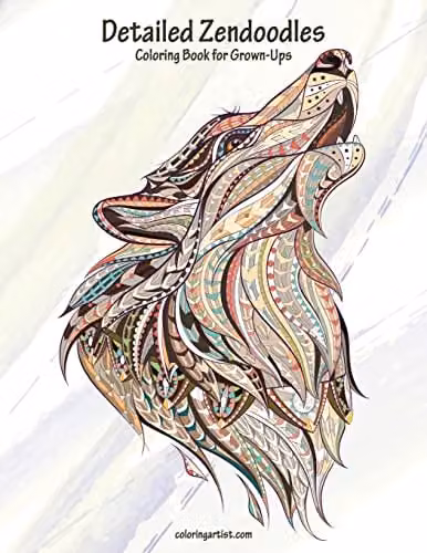 Zendoodles Detailed Colouring Book for Grown-Ups Volume 1 by Createspace