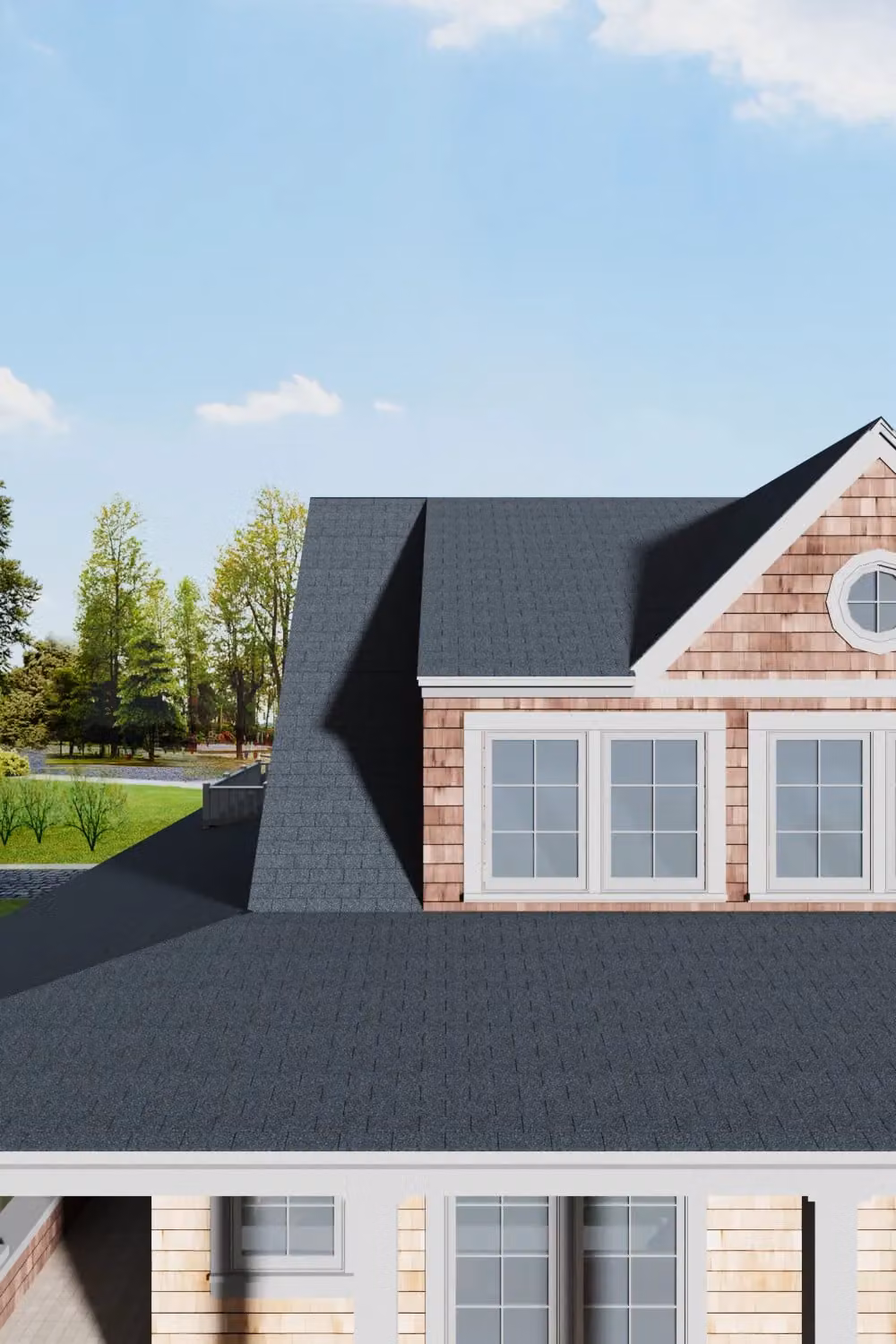 Living and Home 18-Piece Rectangular Grey Bitumen Asphalt Roofing Shingles – 2