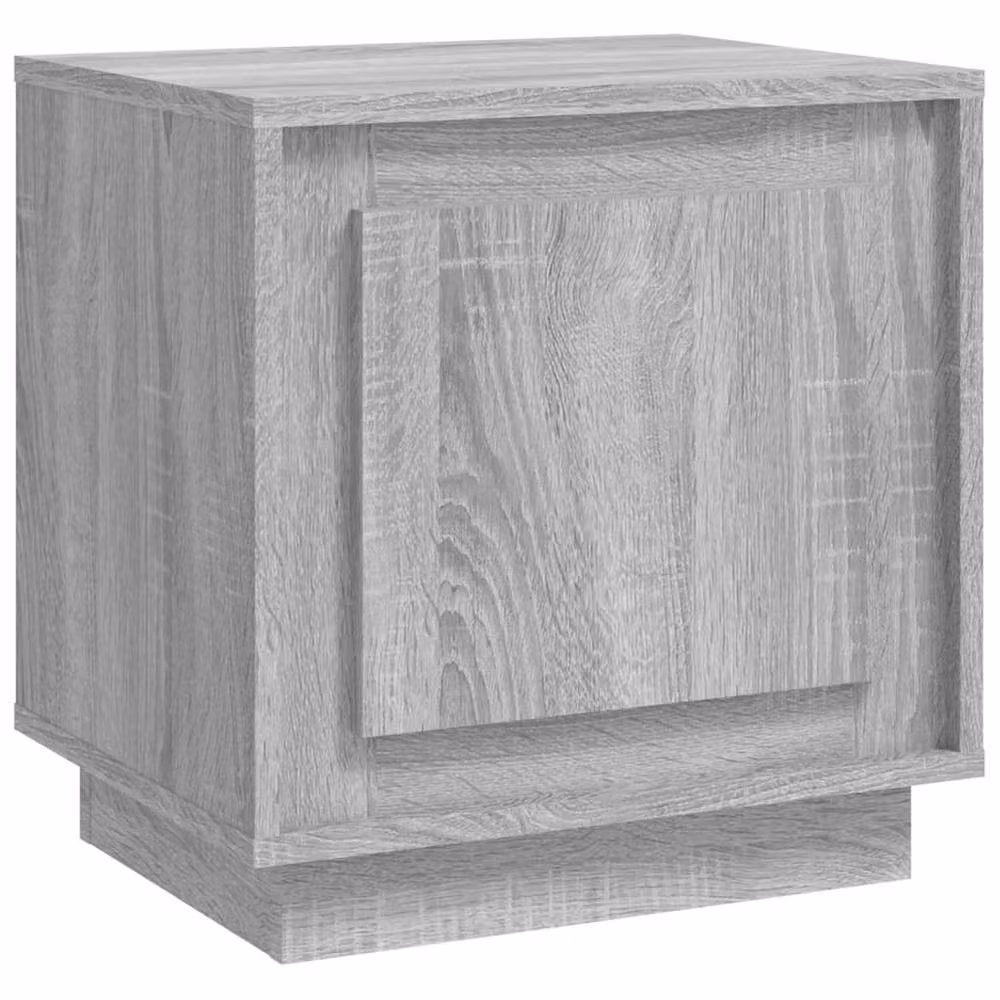 Berkfield Home Modern Bedside Cabinet in Grey Sonoma, W/D/H: 44 x 35 x 45 cm – 2