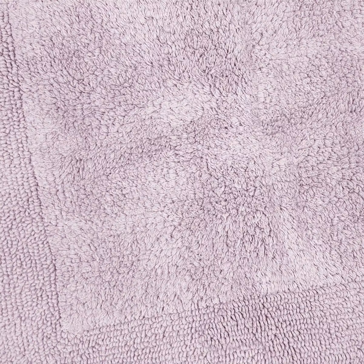 Allure Bath Fashions Elegance Reversible Heavyweight Cotton Bath Mat, W: 53 cm, D: 85 cm, Purple/Brown – 1