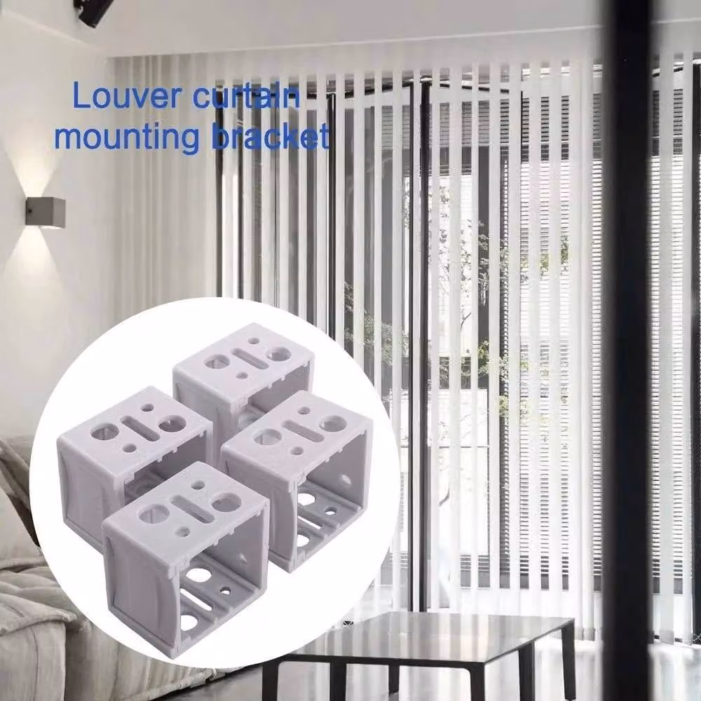 SPETLEK 6-Pack White Blinds Headrail and Bracket Set – 2