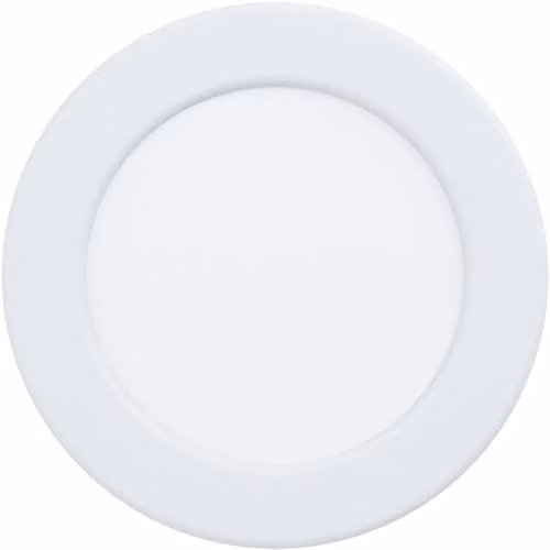 Loops Modern LED Ceiling Spotlight, White, Dimmable, IP44 Moisture Resistant, GU10 Bulb Included – 1