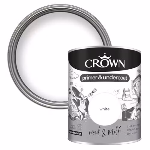 Manns White Wood Primer and Undercoat, 0.75 l