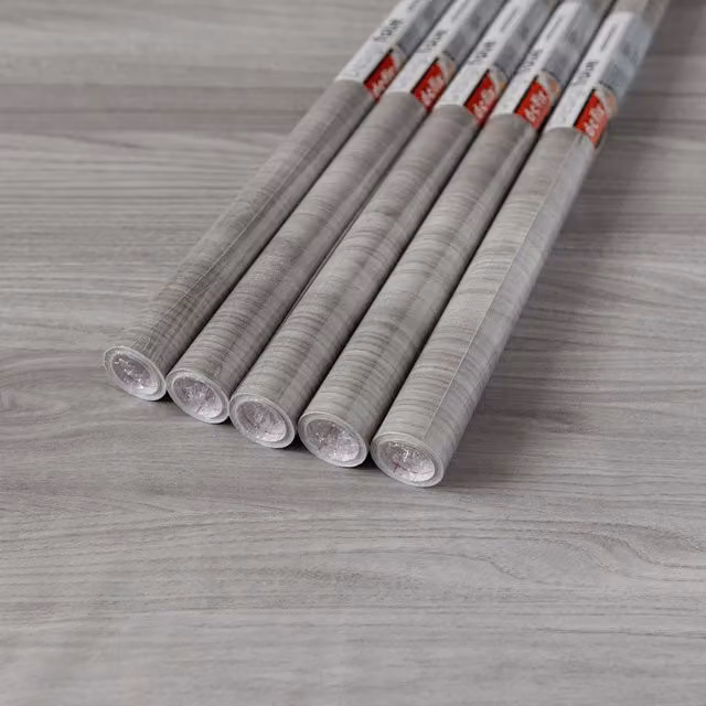dc fix Sangallo Grey Self Adhesive Vinyl Wrap for Kitchen Doors and Worktops, Pack of 5, W: 67.5 cm, L: 2 m
